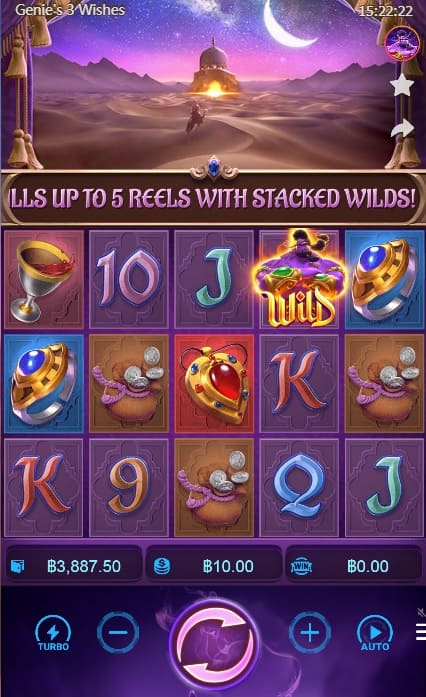 genie's 3 wishes slot pg 